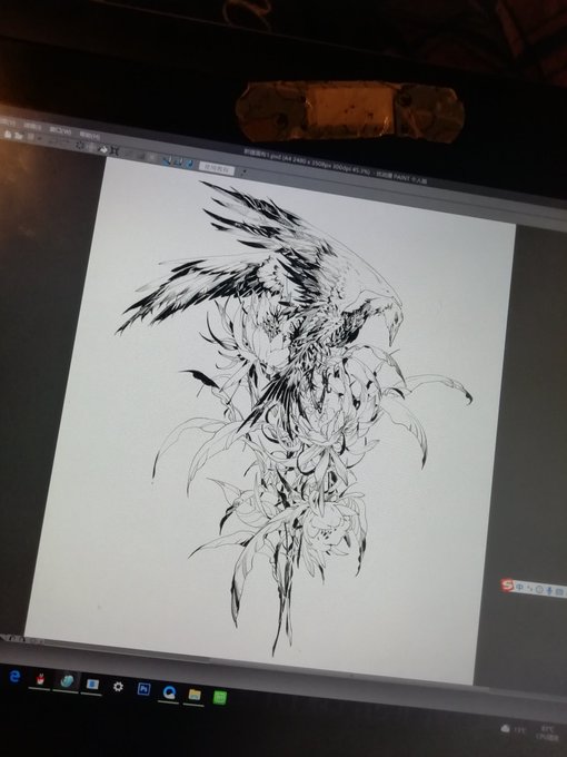 终于画完了(哭) 