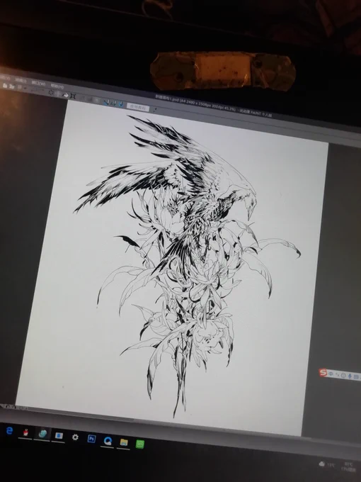 终于画完了(哭) 