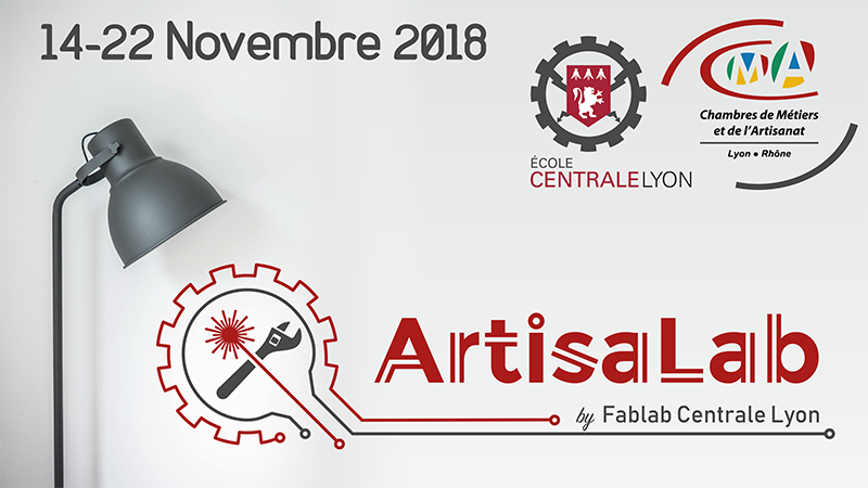 [#ArtisaLab] À 14h au foyer des élèves, venez assister au jury de clôture du concours ArtisaLab ! Les 9 groupes challengers pitcheront jusqu’à 16h. Ils ont étés accompagnés d'un·e référent·e artisan ou de la @CMA_69 et d'un Fab facilitateur... bit.ly/2PFOJYd