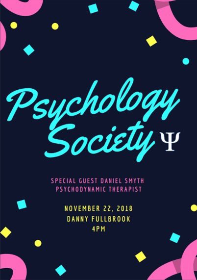 PSocietyUcfb's tweet photo. EVENT DAY! A reminder of today’s guest speaker at 4pm. Hope to see you there! https://t.co/15KGiupNQ7