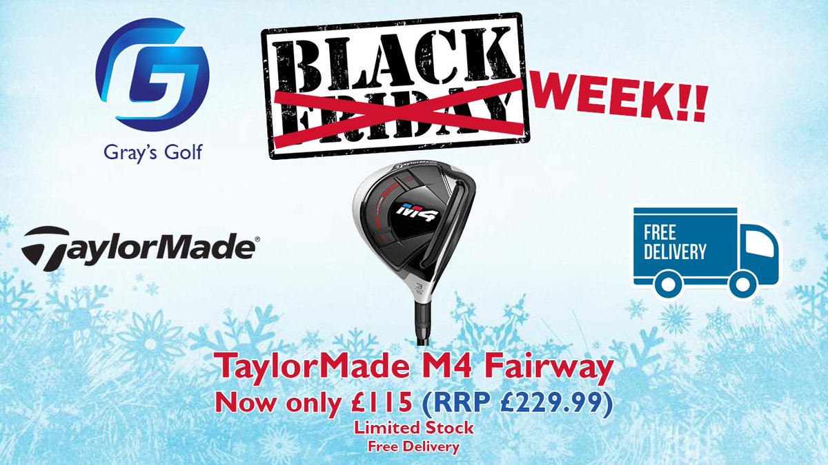 BackNine__'s tweet photo. We've got some unbelievable Black Friday deals on TaylorMade clubs. 

#TaylorMade #BlackFriday https://t.co/Hm9tgu5OoH