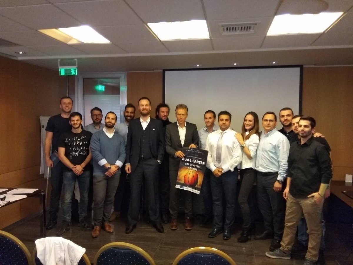 DecaOffice's tweet photo. Final conference and partners meeting of the DECA European Project successfully held in Athens 

#collegebasketball #Basketball #teamwork #dualcareer #sports #basketball #Erasmus  #athletics #europe #entrepreneurship #business #businesses #eu #action #conference #athens https://t.co/qWVCOxXunO