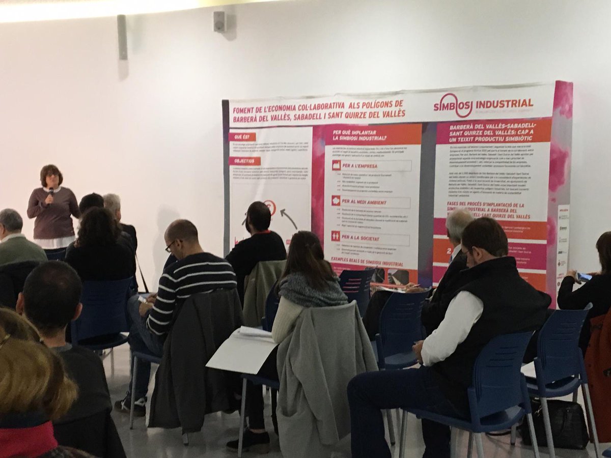 treballempresa's tweet photo. Jornada “De les Escombraries al Formigó" al CEI Can Roqueta. Projecte de Simbiosi industrial en el marc de la Setmana Europea de la Prevenció de Residus. Organitzat per Promoció Econòmica de Sabadell en col·laboració amb Formigons Montcau #TimeToDetox #EWWRCAT #16JPR #SBDEmpresa https://t.co/ms2TUFSKCx