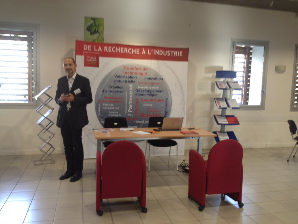 laura_carel's tweet image. Techday Sécurité avec @Safe_Cluster, @CEACadarache, @CEA_Leti, #CEAtech au @TechnopolArbois