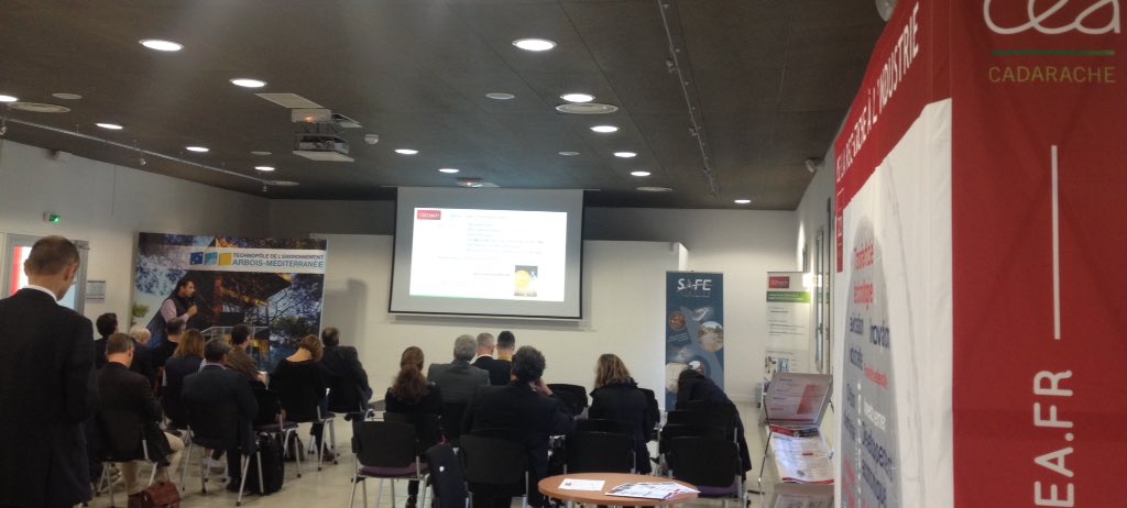 laura_carel's tweet image. Techday Sécurité avec @Safe_Cluster, @CEACadarache, @CEA_Leti, #CEAtech au @TechnopolArbois