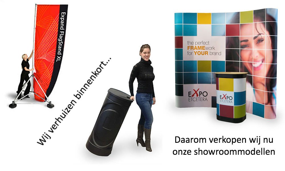 expoetcetera's tweet photo. Binnenkort verhuizen wij! Daarom bieden wij onze #presentatiesystemen uit de showroom te koop aan. Profiteer nu van #kortingen tot -70% Ga naar https://t.co/30wbBlRQp4 #stockverkoop #opruiming #uitverkoop #allesmoetweg #toonzaalmodellen #beurswand https://t.co/ql5RZGXuzp