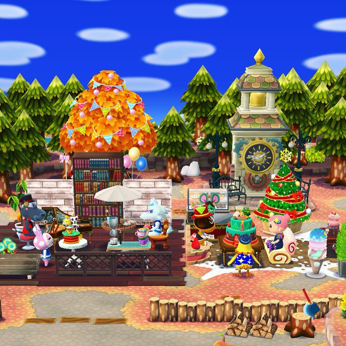 ポケ森 1周年 パーティー のレイアウトまとめ 神ゲー攻略