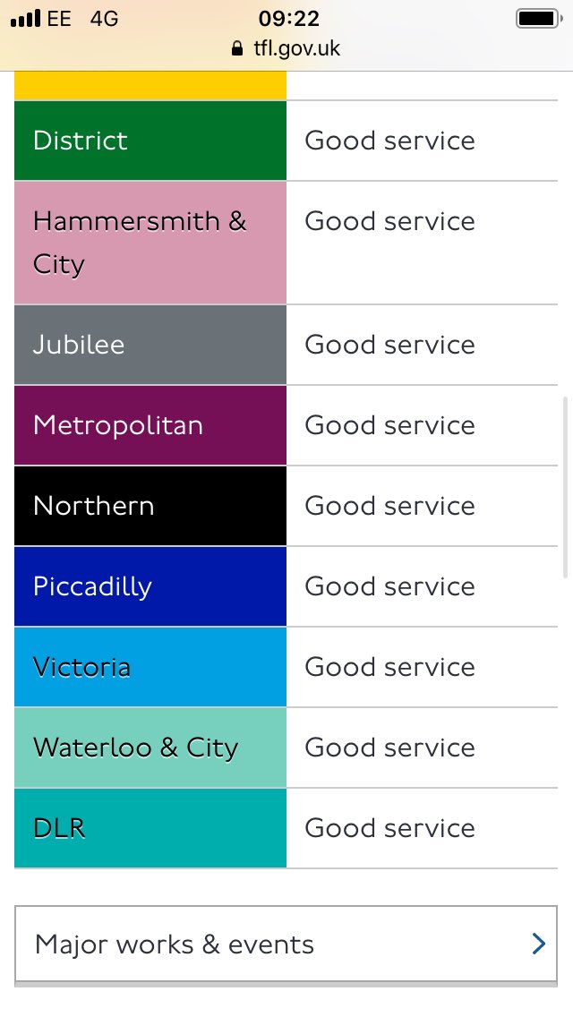 StefLinhardt's tweet photo. ⁦@TfL⁩ so you call waiting over 30mins to get onto a Waterloo and City line at WL ‘good service’? During the time only 2 trains left the station and I was on the 2nd one! At least own up to the problems! What if all our bosses look at this and say we’ve just made an excuse? https://t.co/hywPXvqnSU