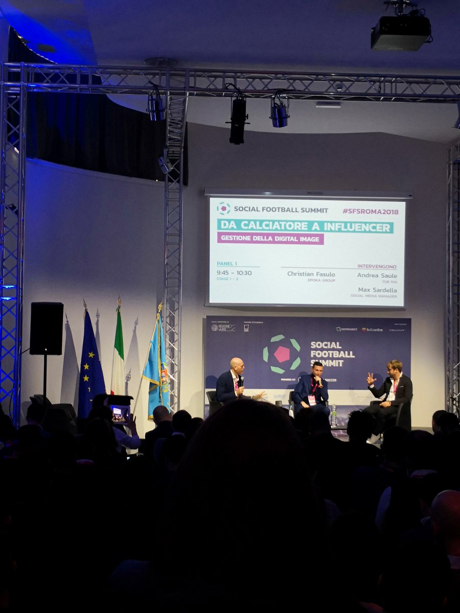 Buongiorno a tutti! 👋 Potete incontrarci al #SFSRoma2018 🇮🇹
<a href="/solive/">Solive</a> will be present to give more insights on how you can improve #FanEngagement before/during/after sports event on your #SocialMedia via the Solive software! 🚀
Don’t hesitate to get in touch✌️