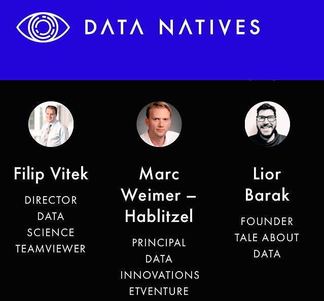 etv_startuphub's tweet image. Join our talk today BIG DATA IS DEAD with Marc Weimer-Halblitzel @etventure 16:35-16:55 @DataNativesConf #DN18