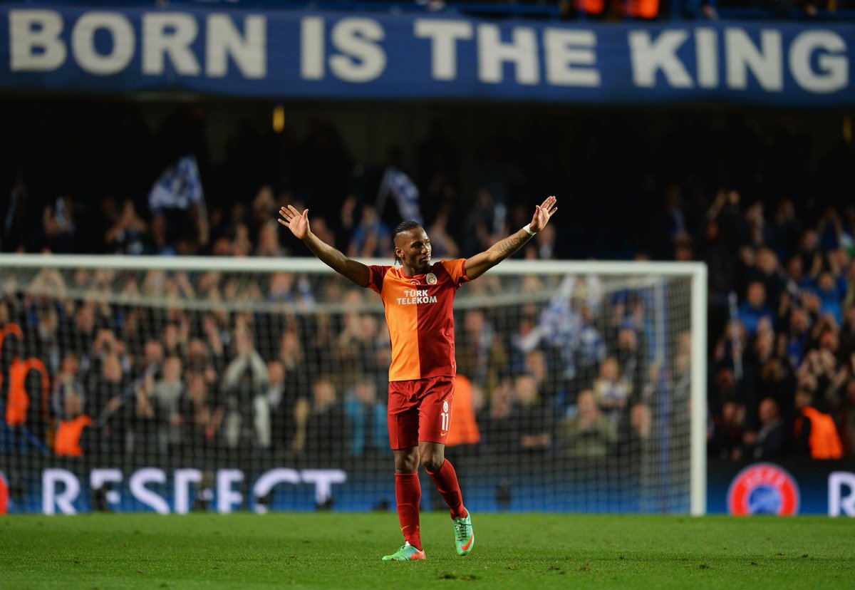 ChampionsLeague's tweet photo. The 👑 of Stamford Bridge. Happy retirement, Didier Drogba! 

#UCL https://t.co/XNII0ojrnt