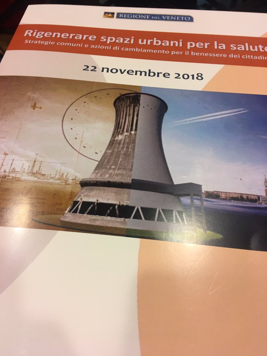 mirkoclaus's tweet image. Oggi a #Venezia Heritage Tower convegno #Rigenerare: spazi urbani per la #salute! 
Francesca Russo @RegioneVeneto, Daniela Rossi @UispNazionale, Francesco Zambon @WHO_Europe_RHN, Daniela Galeone @MinisteroSalute #Healthforall