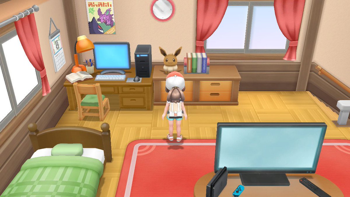 きらん 狭い部屋なのにポケモンだらけ イーブイで満ちてます 一生愛する我が相棒