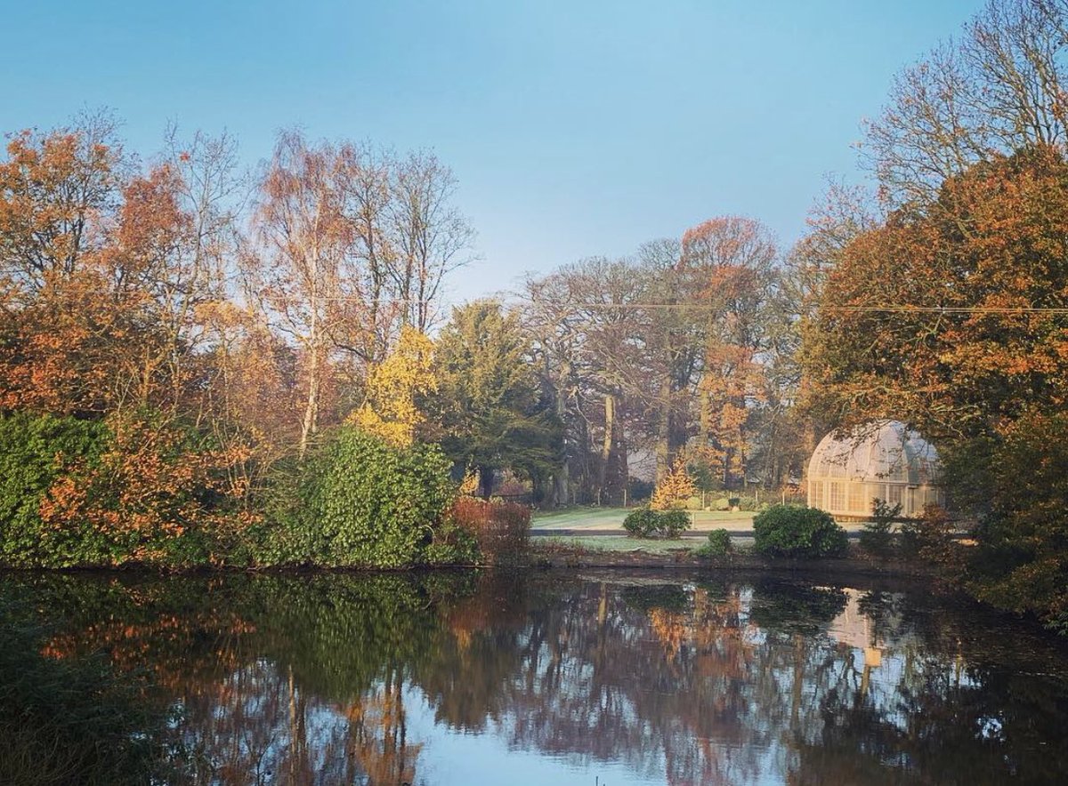 Crisp Autumn mornings at Hilton Hall. Offering beautiful backdrops for your wedding photos all year around. Get in touch today for your personal guided tour of our facilities and to discuss your requirements in more detail. #hiltonhall #hiltonhallevents #weddingvenue #manorhouse