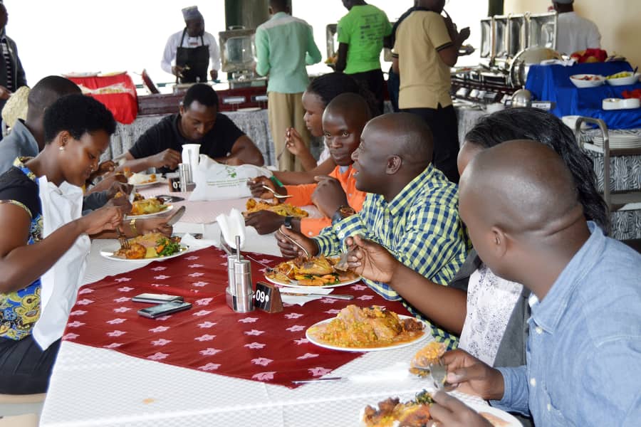 tomosigroup's tweet photo. Day Three: The @tomosigroup staff visit @Igongocc Igongo Cultural Centre and Country Hotel along the Mbarara-Masaka Road on the last day of the Annual Retreat 2018, before heading back to Kampala.
#TGannualRetreat2018
#MadeinAfrica https://t.co/q0AUk4mmLy