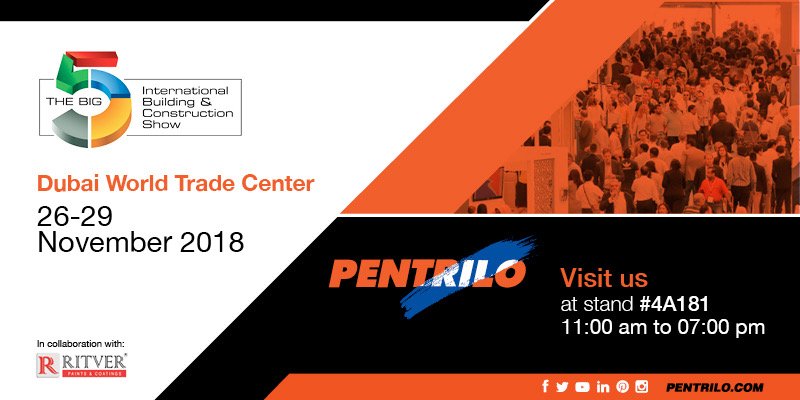 Estaremos presentes en La #Big5Dubái el próximo 26-29 de noviembre.
Visítanos en el stand #4A181 ubicado en el Dubai World Trade Centre. ¡Los esperamos! | bit.ly/Big-5-Pentrilo