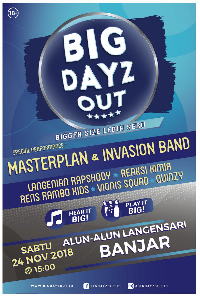 Sabtu ini mari berbagi keceriaan, kali ini venuenya di Alun-Alun Langensari, Banjar, Jawa Barat.
.
.
.
#MasterplanBand 
#Masterious 
#BandIndonesia 
#music 
#musician 
#gigs 
#event 
#hits 
#musikiindonesia
#infobanjarpatroman
#eventbanjarpatroman
#konser 
#konsermusik