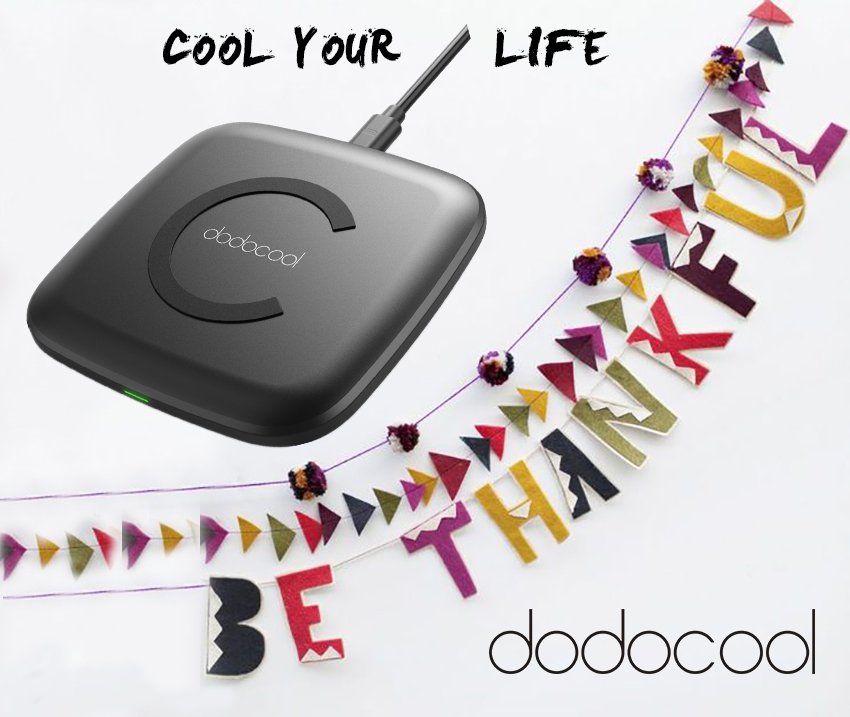 dodocoolCSR's tweet image. Portable 10mm ultra-thin body and 69g net weight make #Dodocool Ultra Slim Wireless Charger easy to carry. You can take it to #Thanksgivingday party😎
More: bit.ly/2qZnKbx
Dodocool, COOL YOUR LIFE😉