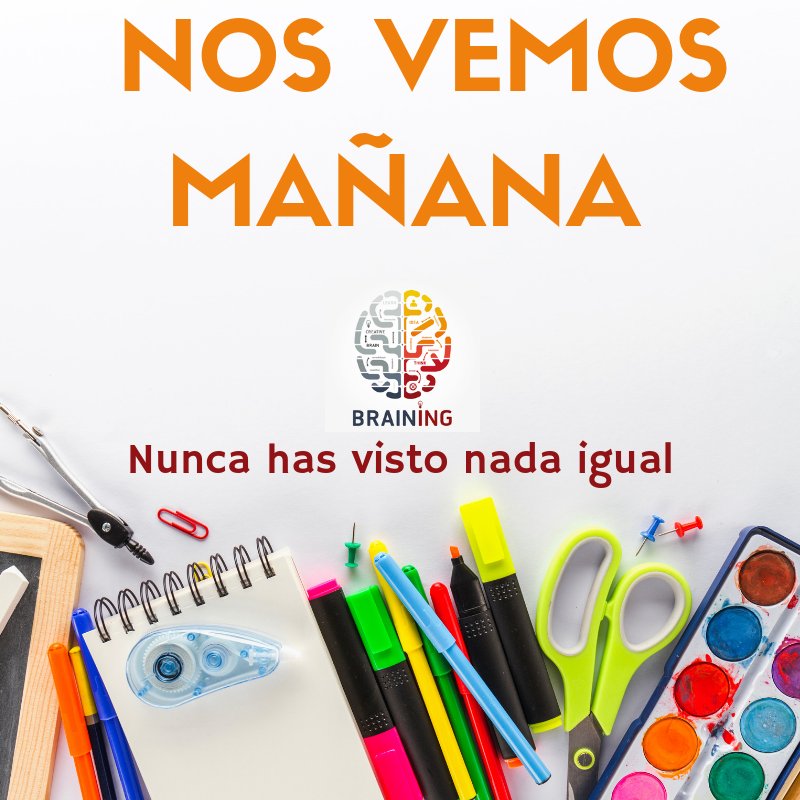 brainingcongres's tweet photo. ¡¡Qué nervios!!🤩 ¿Estáis preparados? 😁 Recuerda compartir tu experiencia en las redes sociales👥 mencionándonos y usando el hashtag 👉#braining2018 Entra en la web y organiza tu agenda de ponencias. ➡️ https://t.co/jnsiHJ49Id
#innovacióneducativa https://t.co/Vby9vOkxnG