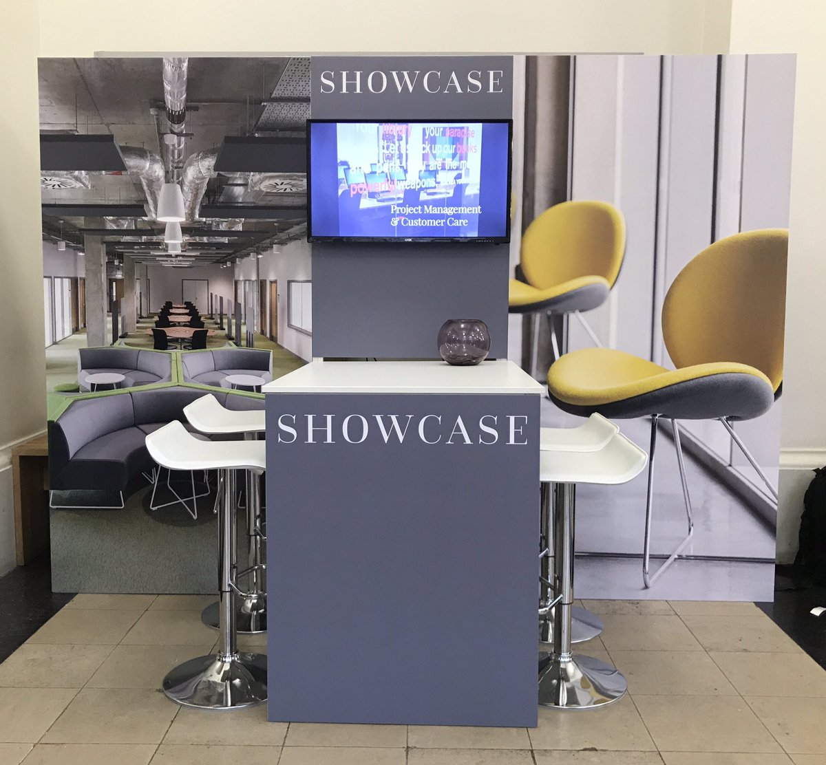 ShowcaseInterio's tweet photo. All set for the Meet the Supplier event @ucl #furnitureconsultancy #highereducation #showcaseinterio https://t.co/FETjvb70BQ