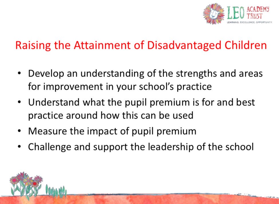 LEOacademies's tweet photo. Good to work with governors &amp; trustees from across our MAT today. Great to see commitment shown to challenge of ‘Raising the Attainment of Disadvantaged Children’. Governors also explored key themes from the @EducEndowFoundn T&amp;L Toolkit. Second session is at 6pm; come &amp; join us! https://t.co/nj46IXcXCf
