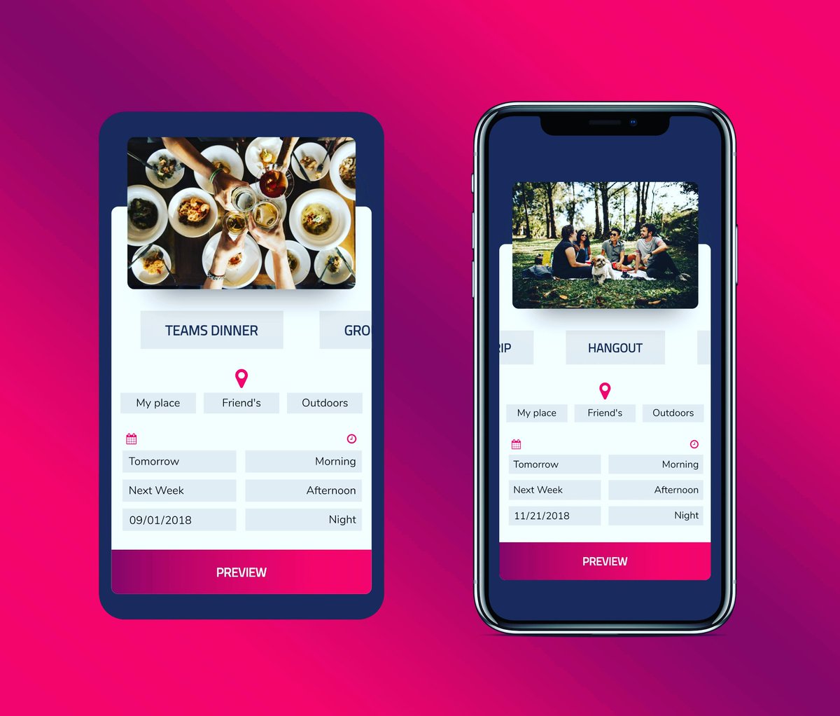 vrixeapp's tweet photo. Whatever your next group plan is. Let's make it more fun... đ #vrixe . https://t.co/Qzm16A49yJ #event #hangout #shower #friends #android #web #startup #tech #techstartup #trip #group  #webdeveloper #award #awwwards #nomine  #meetup  #plan  #design  #webdesign https://t.co/MirKWzyxYM