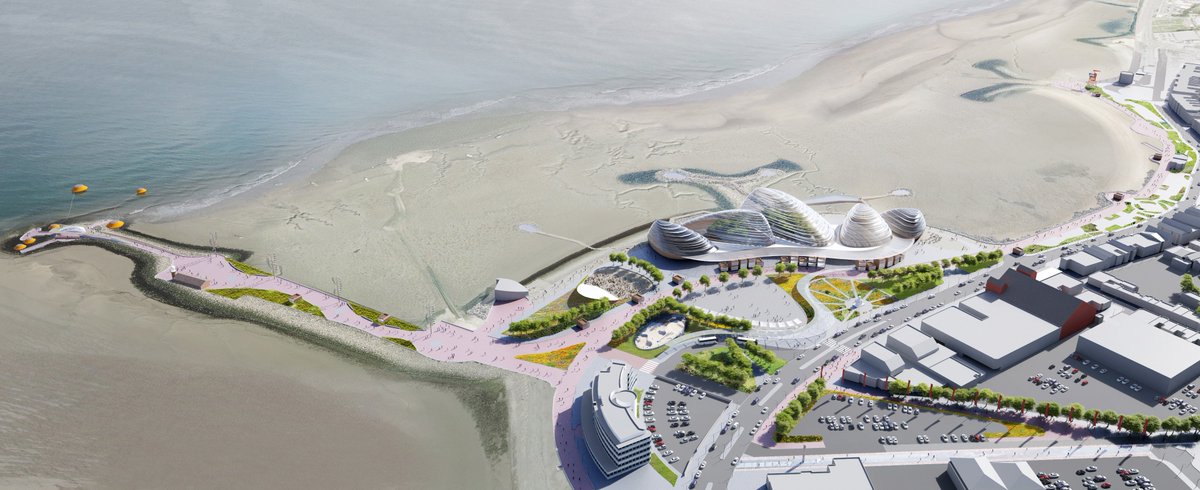 LancasterCC's tweet photo. The new vision for Morecambe's Eden Project has been revealed. Lancaster City Council is fully behind these plans and will be working with Eden and other partners to make it a reality: https://t.co/NCb00qYplM https://t.co/CwT54qqvKc