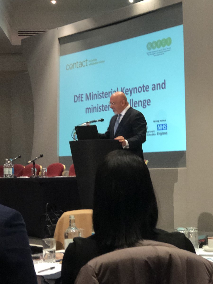 SomersetPForum's tweet photo. Nadhim Zahawi Parliamentary Under Secretary of State for Children and Families keynote speech. #nnpcf #Letsparticipate18 https://t.co/mdeIQ6It6y