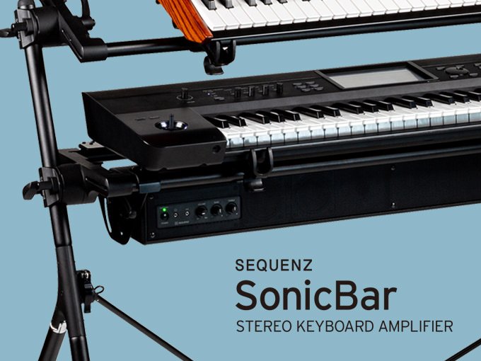 korg_inc's tweet photo. 【販売開始】ありそうで無かった、スタンドに付けられるステレオ・モニター・スピーカー、SEQUENZ SonicBar。
明日11月23日(金)発売です！
https://t.co/4qiDyYuufm https://t.co/POCa43oOt4