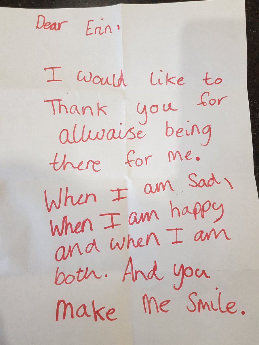 تويتر  sarah bruton على تويتر: "Found this note in my Daughters