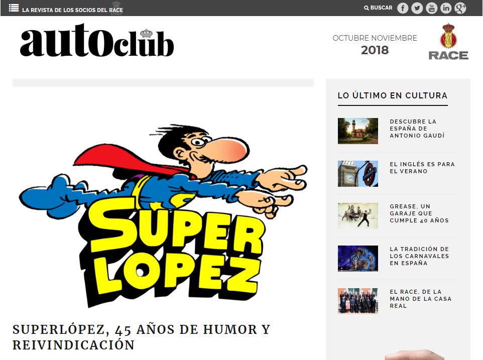 No es un pájaro, no es un avión y tampoco es Superman… Es 💪#SuperLópez en el #cine 🎥 🤗 ¿Quieres conocer toda su historia? bit.ly/AutoClub-Super…