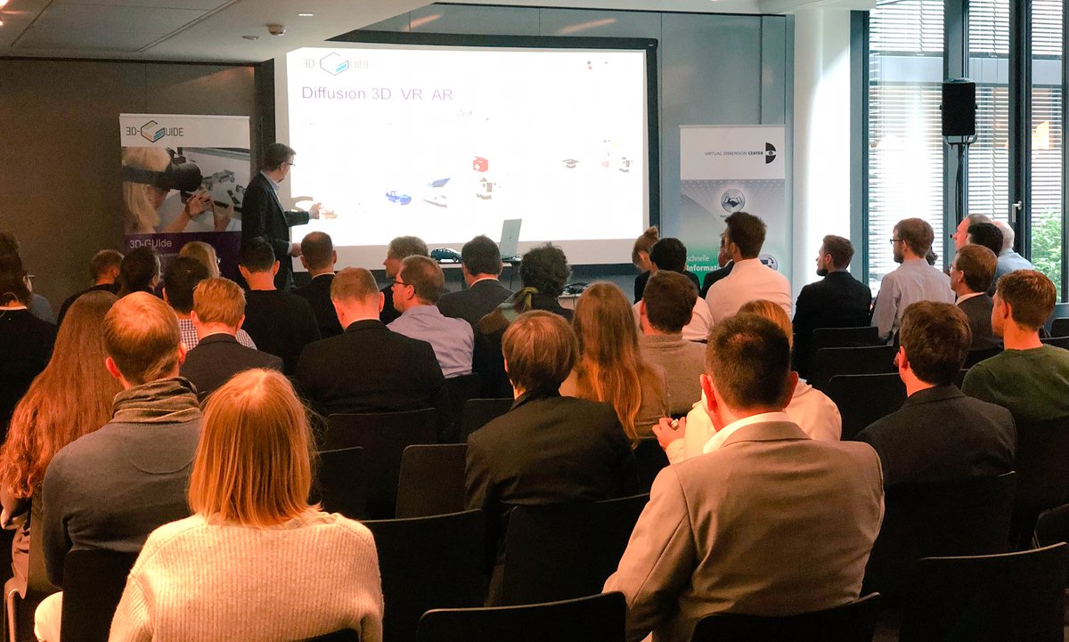 VDC_Fellbach's tweet photo. Abschluss-Symposium#3D-GUIde in den @DesignOfficesDE mit @hdm_stgt @BMWi_Bund @TactonSystems @Uni_WUE @WeAreAR @solidwhitetweet @unihh @hellotechnology @IndustrielleSteuerungstechnikGmbH @aitgmbh @digitalinBW #intuitiv #VirtualReality #AugmentedReality #interactionPatterns #3D https://t.co/XxzWSRLkLQ