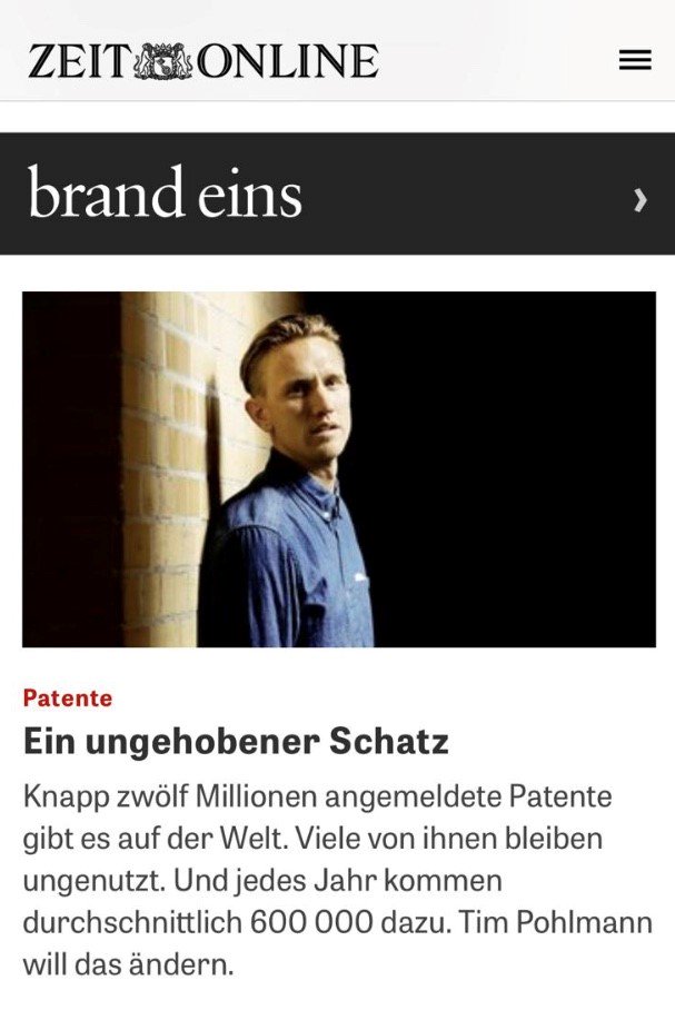 IPlytics's tweet image. @zeitonline @brandeins frontpage #IPlytics  #patentanalytics #IPanalytics #patentvaluation #patentstrategy open article: bit.ly/2S4hr1V