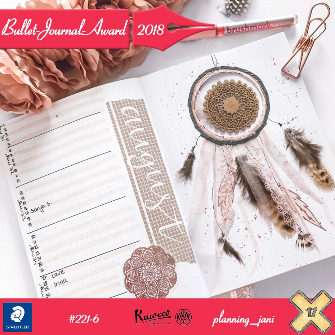 Bullet Journal Award 2018
#bujoaward2018 
Mehr Infos unter bulletjournal.x17.de 
#bulletjournal #bujo #bulletjournaldeutschland #bulletjournalsetup #bujosetup #bujoweek #bujomonthly #bulletjournal #bulletjournaling #bulletjournalist #studygram #bulletjournalingcommunity