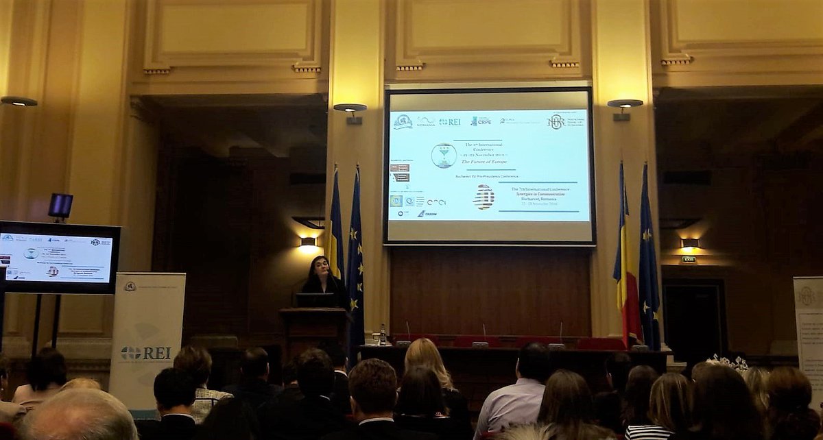 "When individual memory of Word War II and the Cold War fails, collective memory has to step in" Prof. Dr. Lavinia Stan powerfully opens a panel discussion on EU socio-economic and cultural perspectives during TEPSA Pre-Presidency conference in Bucharest. #Romania2019EU