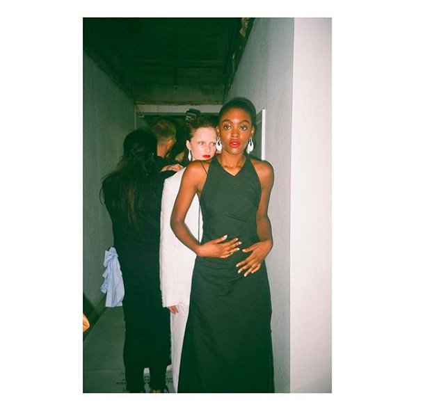 vargltd's tweet photo. Backstage at the #EmmaCharles SS19 Show. Keeping it classic and simple #SS19 #Fashion #SneakPeek https://t.co/7rDp4mE3fo