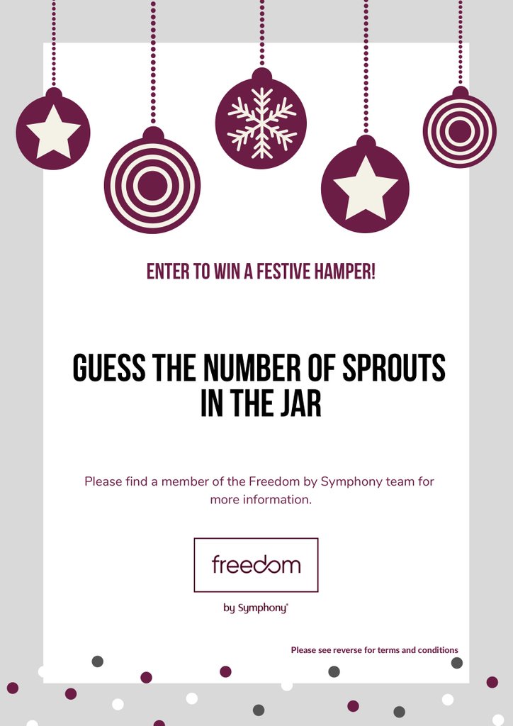symphonygroup's tweet photo. If you're visiting #theotshow today come by our stand, B70 to guess the number of sprouts in a jar for your chance to win.
#otshow #freedombysymphony #freedomkitchens #accessiblekitchens @theotshow #OTs #NEC https://t.co/Hln5XP41yC