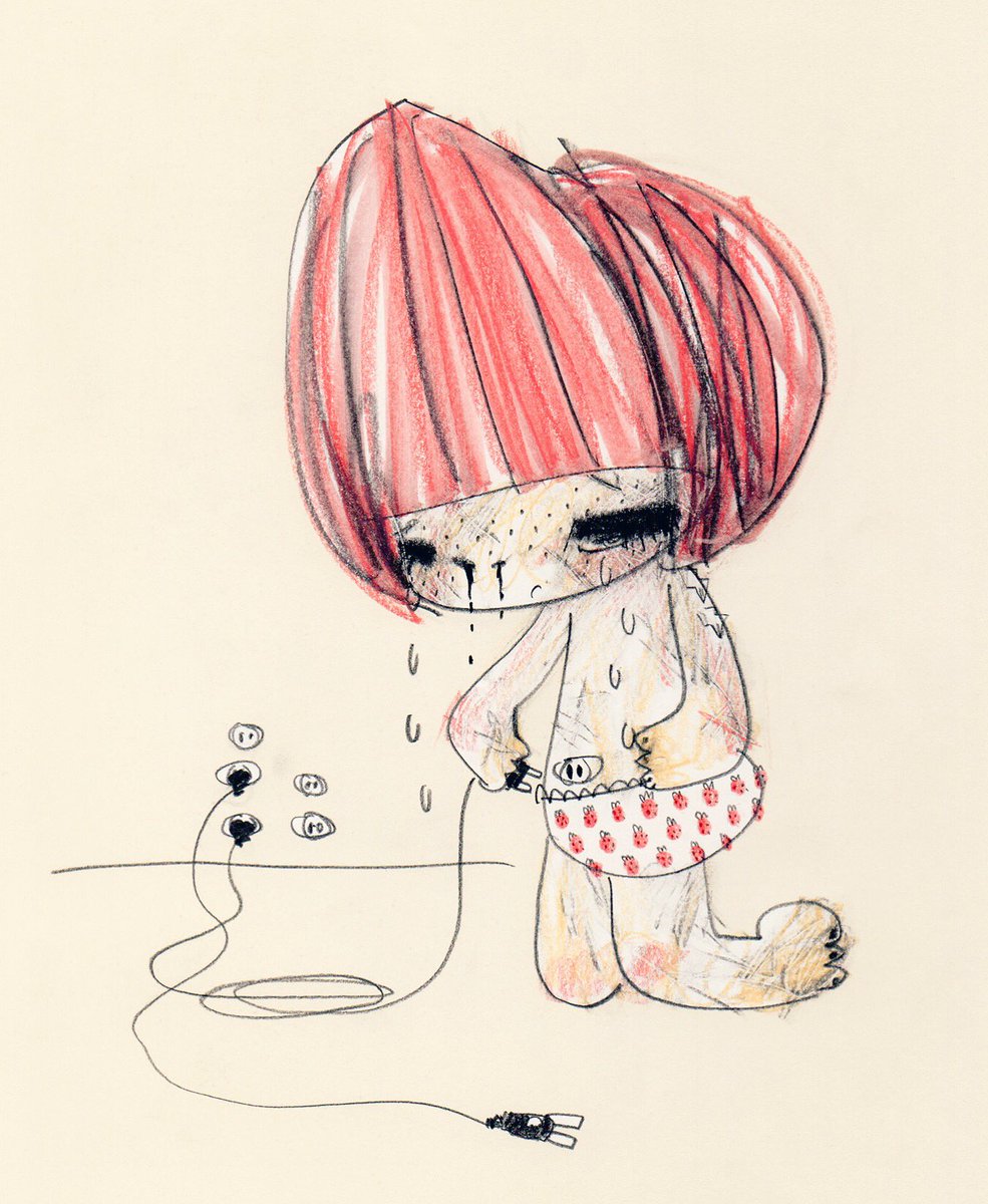 kenn_haloxxx's tweet photo. 🔌⚡️..
#art #artist #illustration #sketchbook #drawing #doodling #oniongirl #kawaii #cute #creepycute #strawberry #strawberrysauce #nosebleed #bun #twobuns #redhair #redhairgirl #tattooedgirls #tattoogirls #sadgirl #sadgirlsclub #outletplug #dreamoflove https://t.co/B6r0DqNrV4