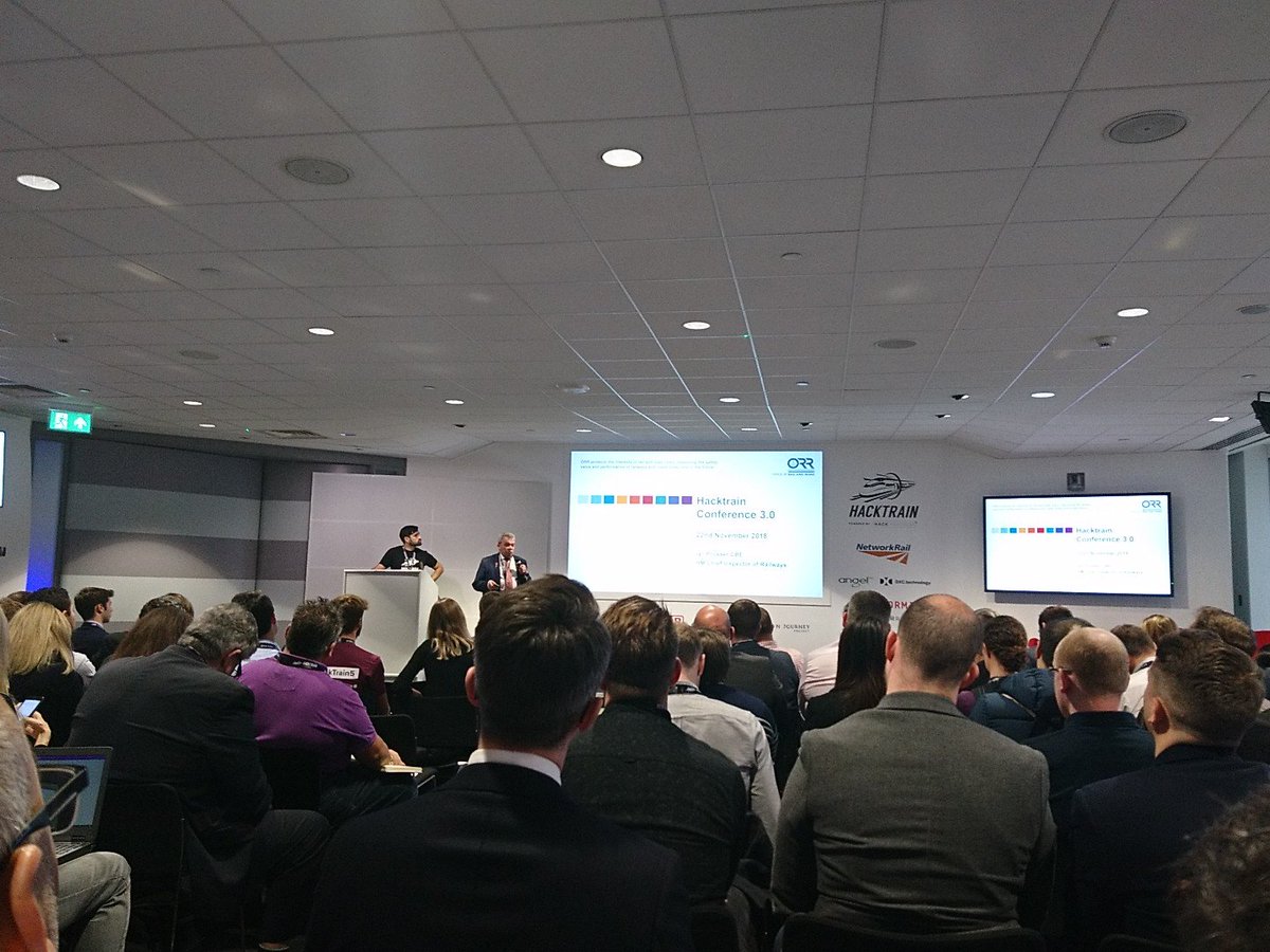 treadlightly08's tweet image. A thoughtful presentation from @IanProsser7
about using #data to better regulate everything from Highways to heritage railways. 

#hacktrainconf