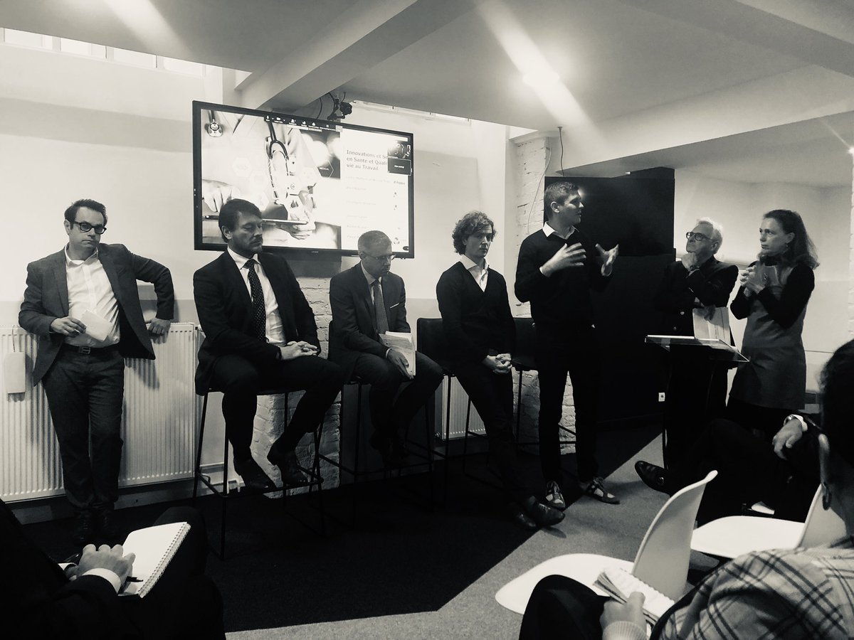 Table ronde du @CercleLAB sur les innovations en santé et qualité de vie au travail avec <a href="/Padoa_fr/">Padoa</a> <a href="/wearegoalmap/">goalmap</a> <a href="/Care365Homecare/">Care365 Homecare</a> @aleaprevention @lavaleriane animée par <a href="/HOUISVALLETOUX/">Marie-Sophie Houis</a> de @PMP_Conseil