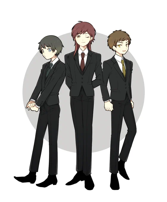 ベルント、ハインツ、カイでスーツ👔 