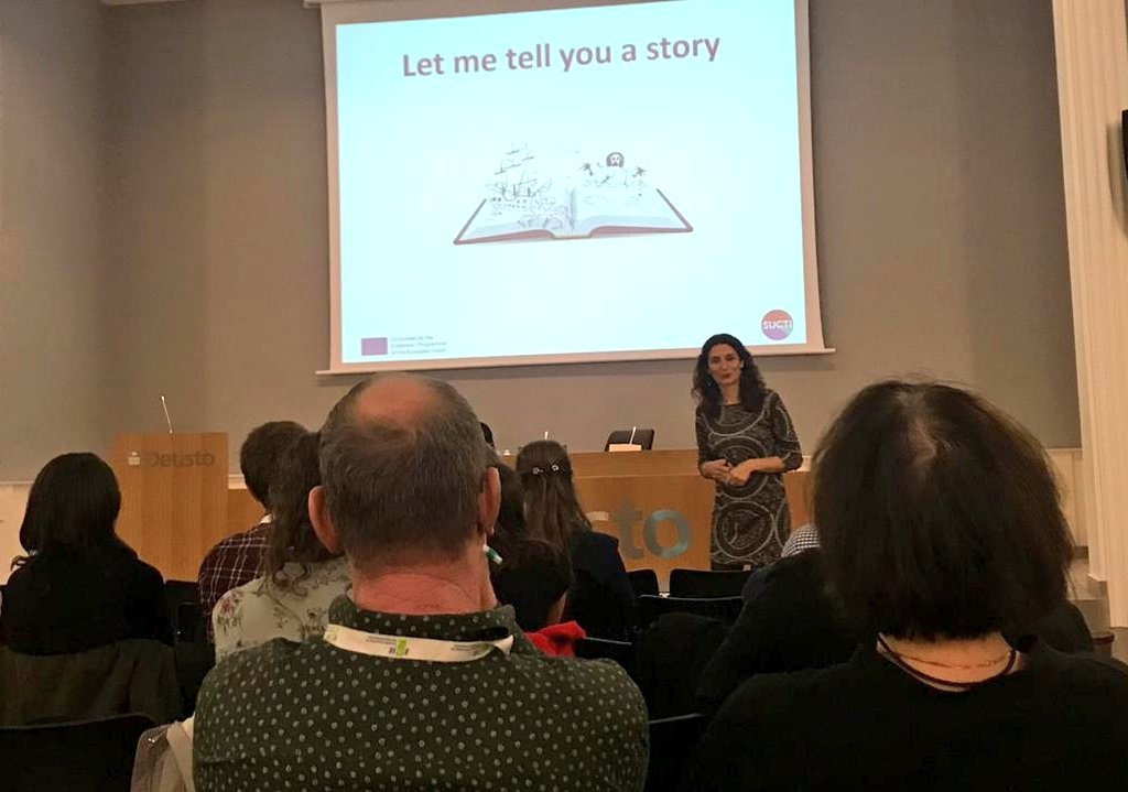suctiproject's tweet photo. Yesterday's #SUCTI Open Seminar in Bilbao was a success. Thank you to all #EAIEAcademy participants who attended it! Thanks @deusto for hosting it. Thanks @TheEAIE for being such a great partner! And thanks @Erasmus_Project for believing in SUCTI #intled #highered https://t.co/hJNFauwrkp