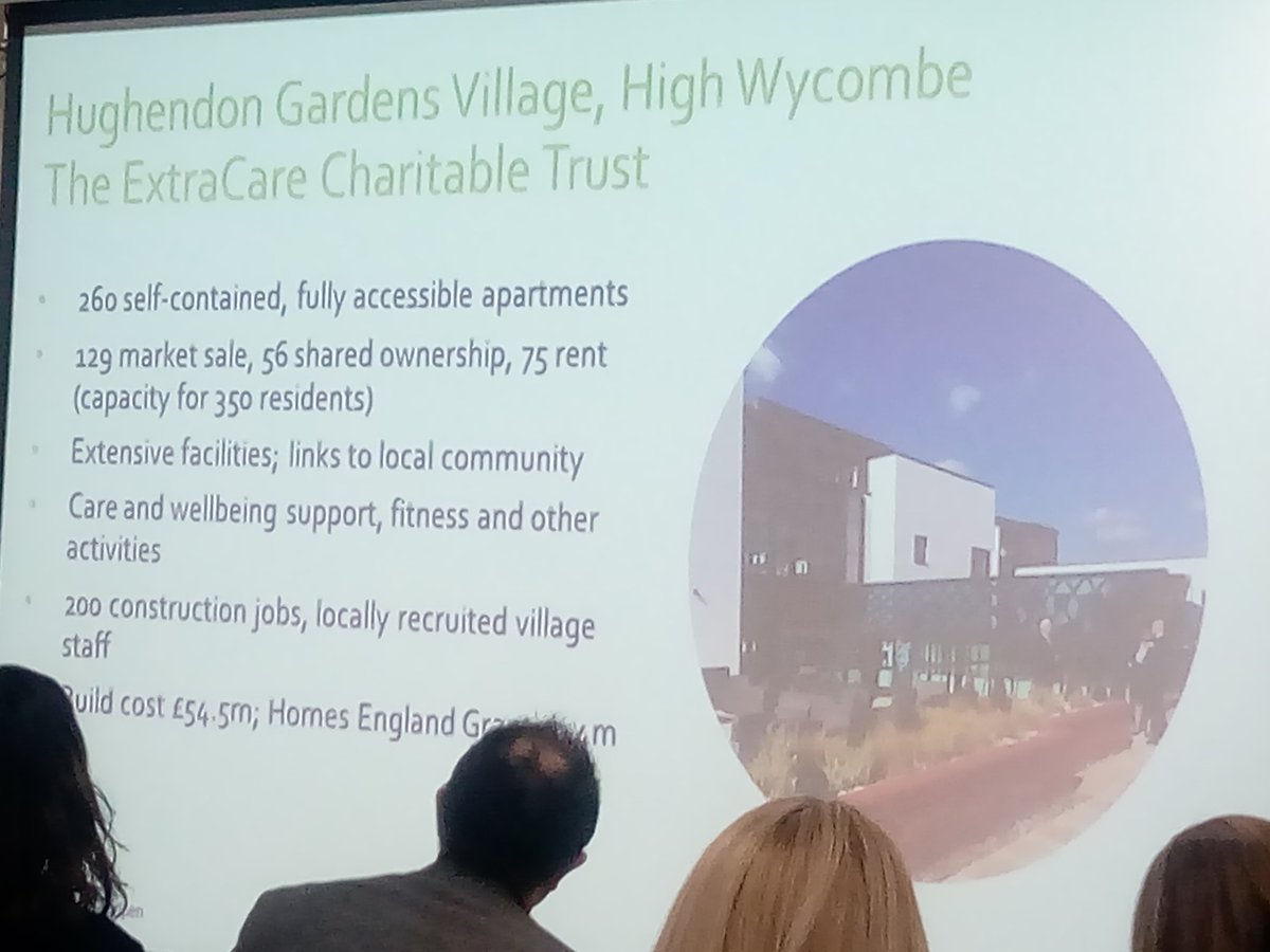 Jeremy_HLIN's tweet photo. Carol Cairns @HomesEngland at #HLINEastern @adass1 mtg in Stevenage outlining their Grant Funding Programmes inc  #CASSH funds to 2021 that promote #independentliving. Showcasing @ExtraCareOrgUk's new #retirementvillage in High Wycombe https://t.co/84k9FAduAV