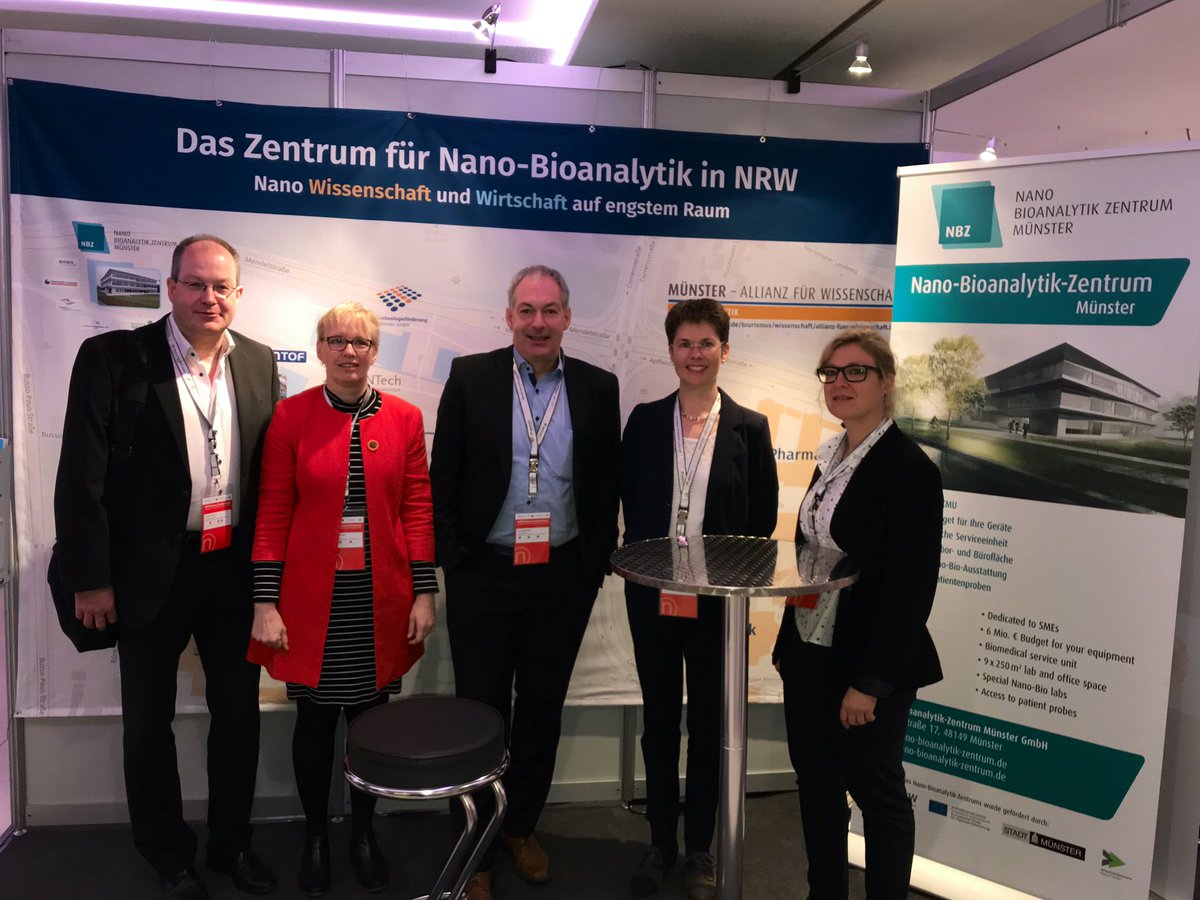 healthcare_de's tweet photo. #NRW #Nano #Conference in #Dortmund, @Bioanalytik_MS #Münster: Ökosystem #Wissenschaft @WWU_Muenster = #Chemie #Pharmazie @UKMuenster etc und #Forschung + #Translation -> KMUs/ CenTech #iontof. #Startups hier zB #monasterium #Evorion https://t.co/m0T8prbyao