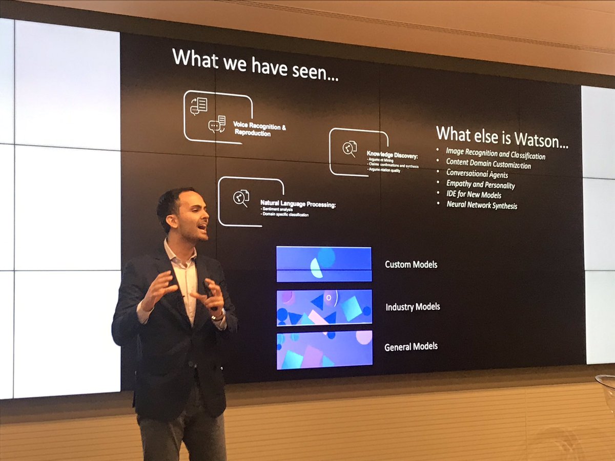 G4A_Italy's tweet photo. Esistono 2 tipi di Ai: Ai consumer, quella integrata nei normali device, e Ai per le imprese customizzata sui domini specifici. R. de Lucia @IBMcloud @IBMItalia #G4A https://t.co/NB6wFNk1zU