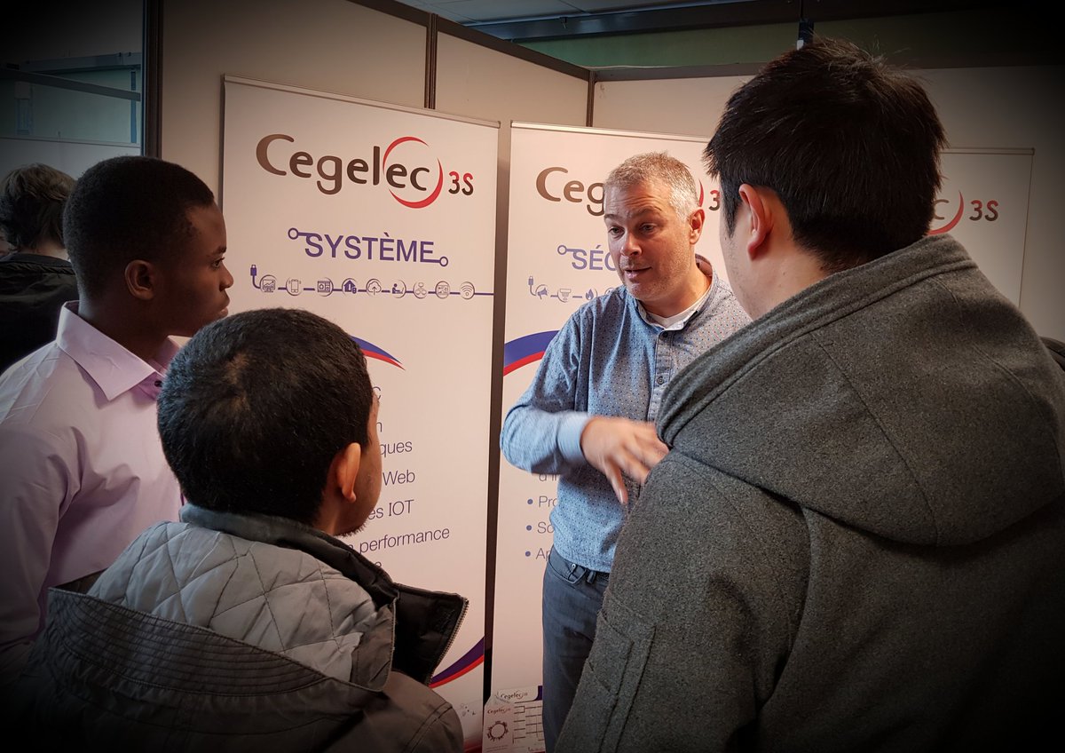 ENSICAEN's tweet image. #ForumEntreprises #ENSICAEN Le stand #Cegelec 3S

 #entreprises #emploi #stage #Caen #ingenieur #systeme #securite #sûreté