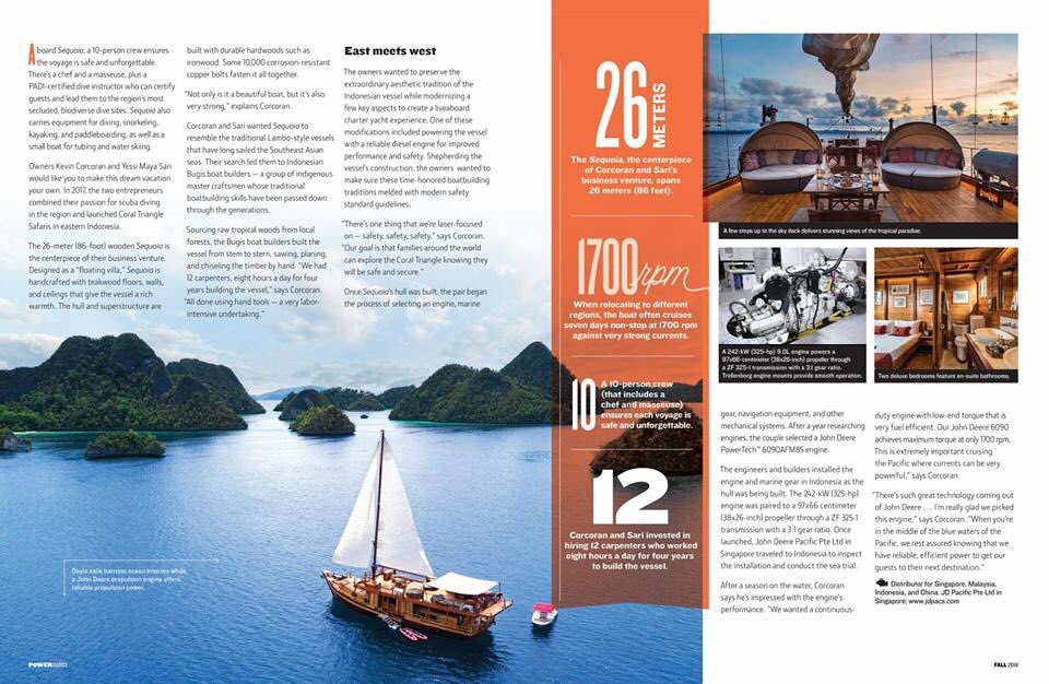 tMagicTravels's tweet photo. 2018’s Fall brought me another photo featured on a magazine cover! Cover, sun deck and main cabin from @taniasmagicaltravels, drone photo of the article by @PatrickGather ! https://t.co/koUeZU83o9