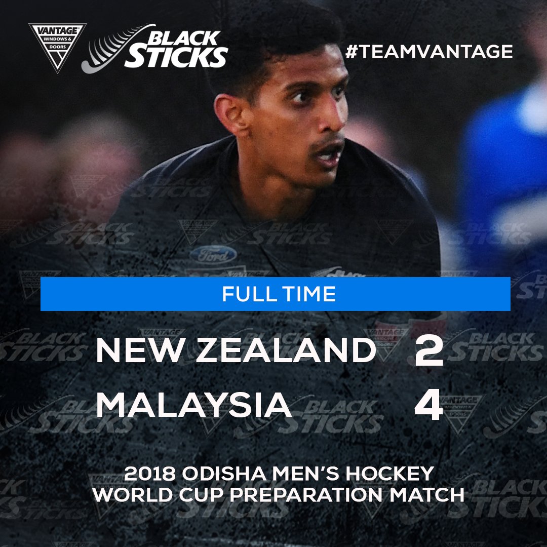 BlackSticks's tweet image. Tough game for our @BlackSticks tonight as they have gone down 4-2 to Malaysia in the final match before the  @sports_odisha World Cup. The Vantage Black Sticks win the series 2-1. #earnthefern #stickball #playstrong #dousproud