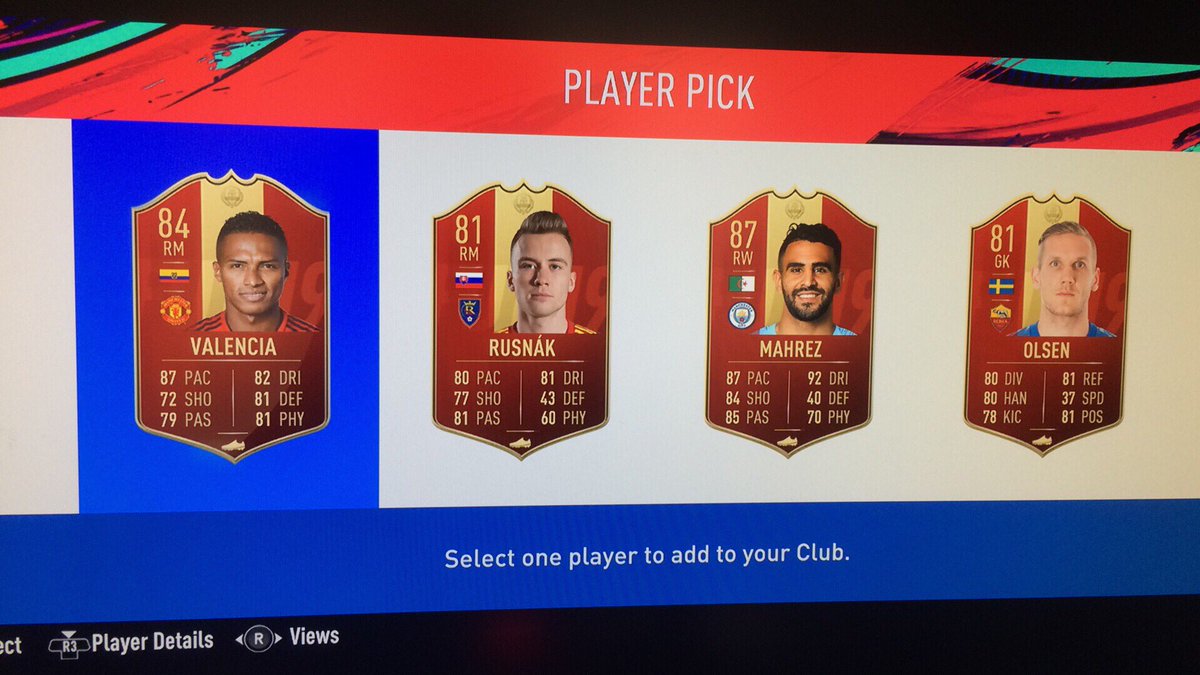 ComedyQuotesTTV's tweet photo. Gold 2 :D Mahrez with +10 physical looks insane! #fifa19 #futchamps #futrewards #gold2op #untradeablefc https://t.co/ThxzU8nYr2