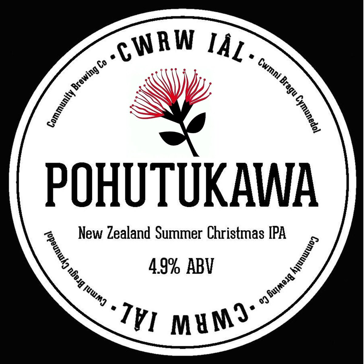 CwrwIalBrew's tweet photo. Pohutukawa is our NZ Summer Christmas IPA, brewed with Green Bullet Hops, double dry hopped with Waimea and Nelson Sauvin.  Available in Keg and Cask in early December.  If you want to reserve oen give us a bell, cheers! PS. Pohutukawa is the NZ Christmas tree https://t.co/TZqJ0Trme6